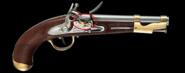 flintlock pistol part