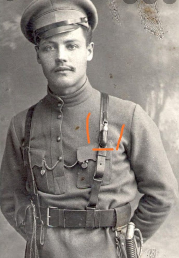 low rank with military trench whistle uniform photo